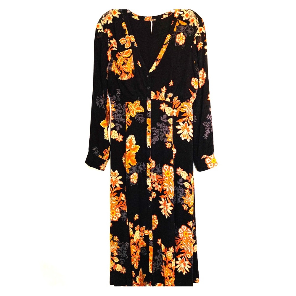 Free people Fun long sleeve dress